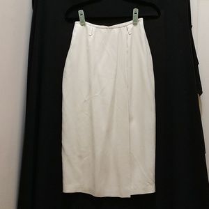 Vintage Ellen Tracy 100%silk midi skirt